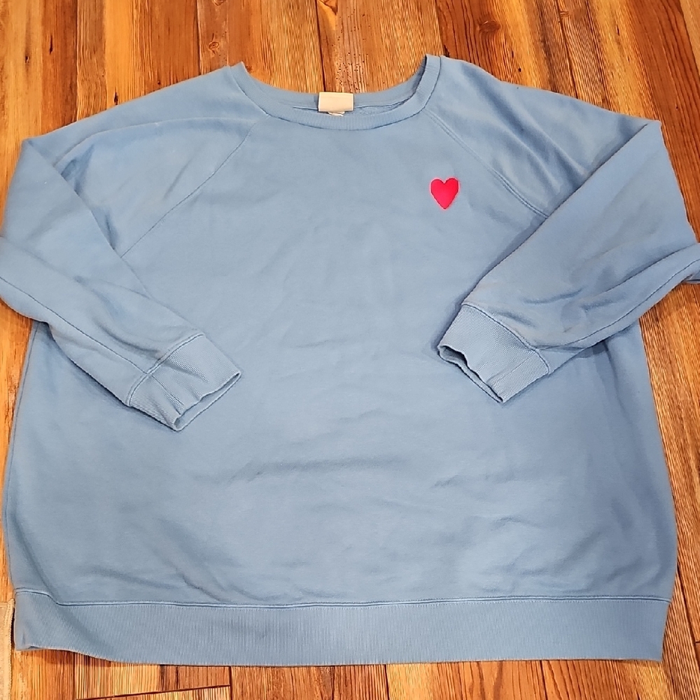 Ava & Viv Light Blue Sweatshirt